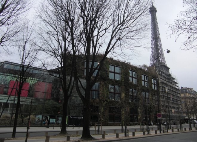 Musee du Quai Branly. Murky, unflattering photo supplied by author.