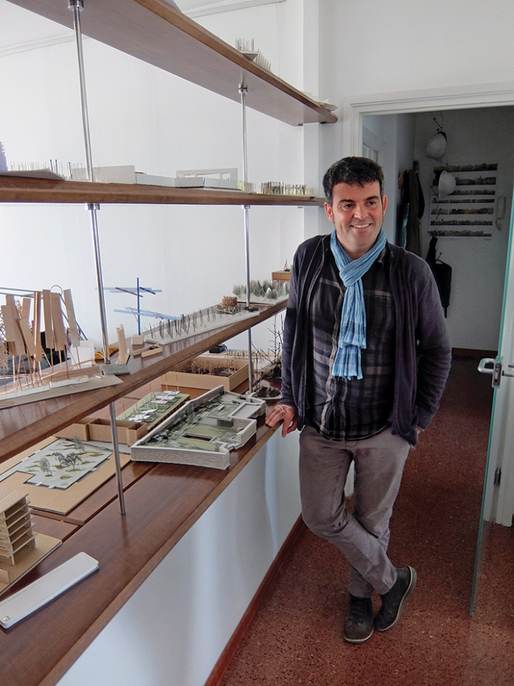 Martí Franch in the EMF office, Girona. Photo by Tim Waterman.